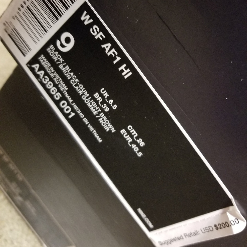 *LAST ONE* womens Nike SF Air Force 1 boots AF1 - Picture 7 of 8